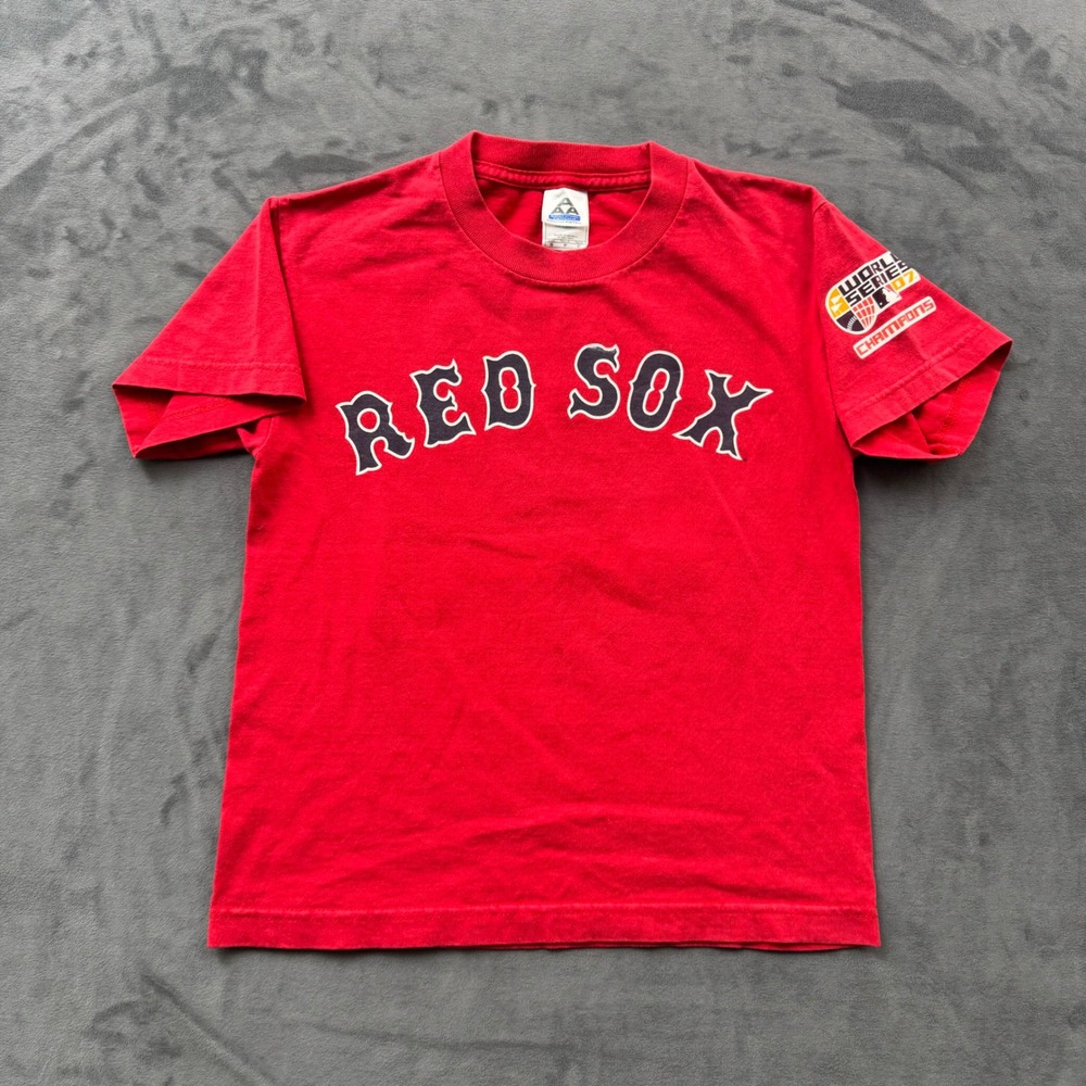Boston Red Sox 2007 World Series Papelbon 58 Youth T-Shirt Red S AAA